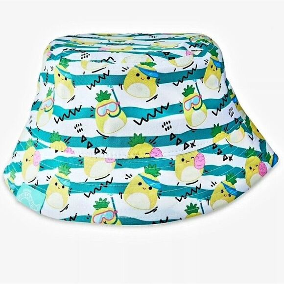 Squishmallows Maui Pineapple Bucket Hat NWT - Picture 3 of 4